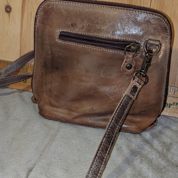 Bed Stu Handbags - Bed Stu distressed brown leather small cross body bag